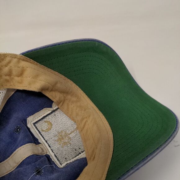 South Carolina Flag Snapback Mesh Back Trucker Hat Blue One Size Colorblock - Picture 7 of 9